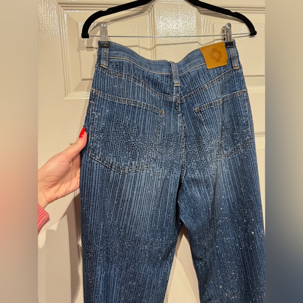Maje Rhinestone Jeans - Picture 4 of 10
